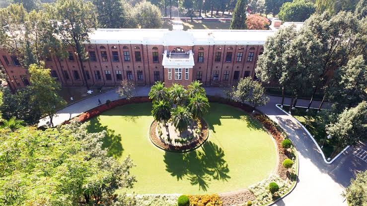 Aerial view of The Doon School heritage campus in Dehradun